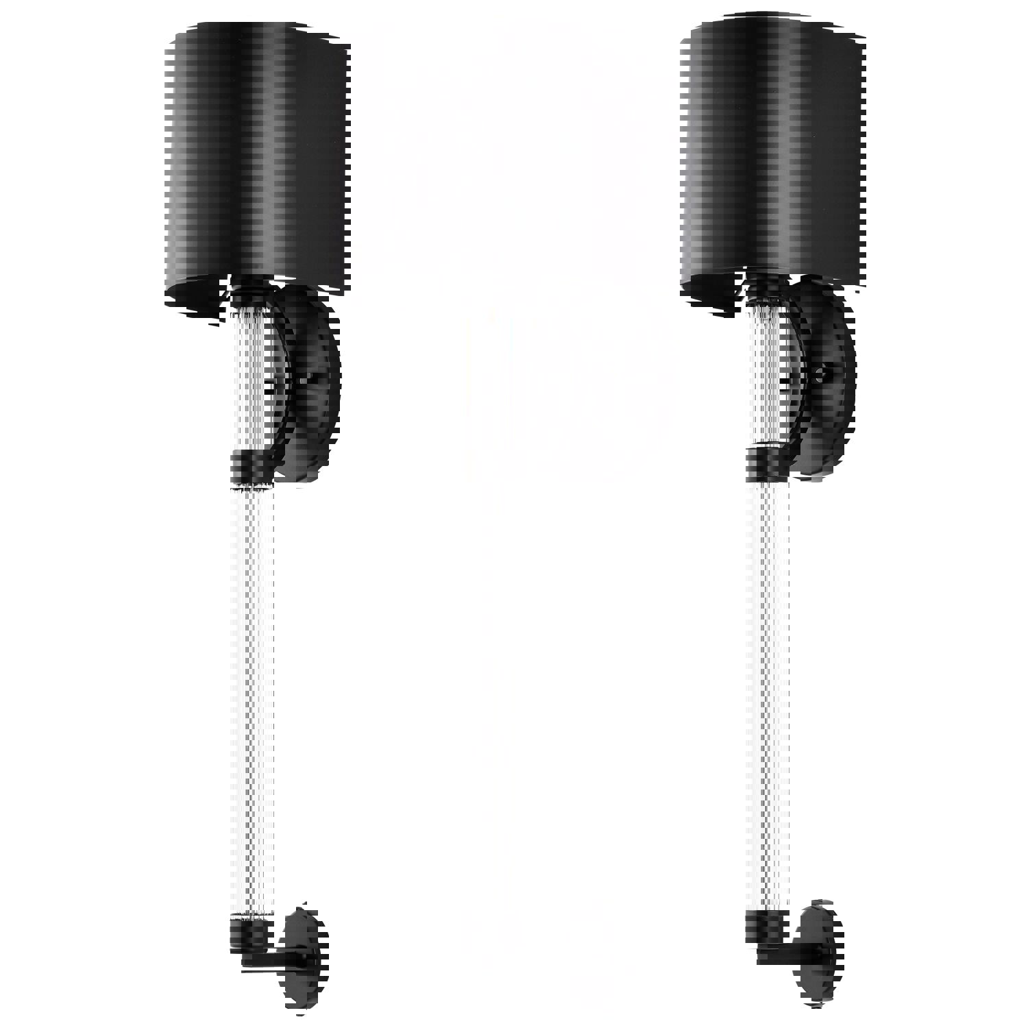 SATCO/NUVO Teagon 1 Light Wall Sconce Matte Black Finish Metal Shade (60-7756)