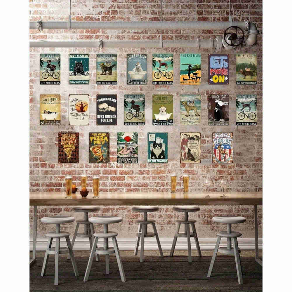 Retro Vintage Metal Tin Sign - God Said Let Us Send Them Without Wings So None Suspect They Are Angels - 8x12 Inch Wall Decor