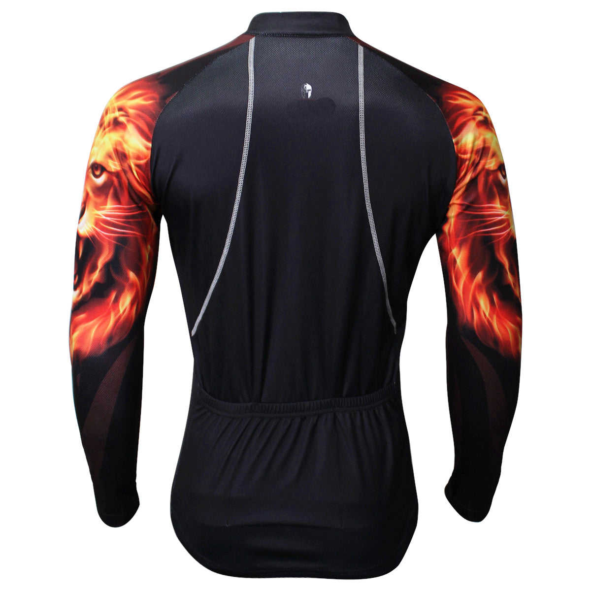 ILPALADINO Cool-arm Mens Cycling Black Long-sleeve Jerseys - Spring Autumn Outdoor Sports Gear