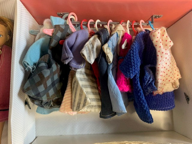 Vintage Skipper & Skooter Dolls Clothing, Case & Accessories Set