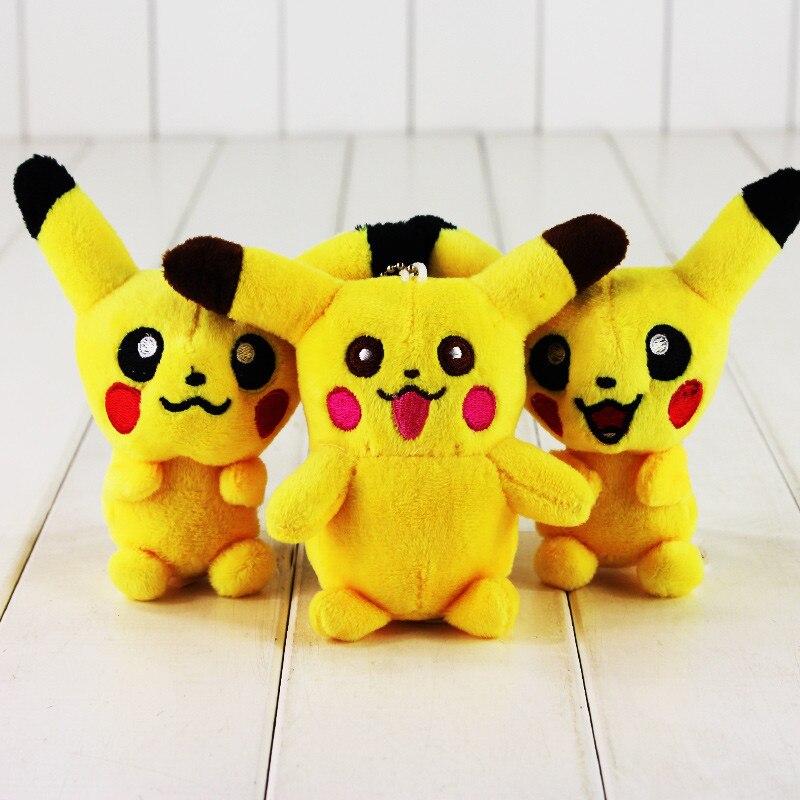 10pcs/lot Anime Plush Toy Kawaii Keychain Pendants 12cm Christmas Gift for Children