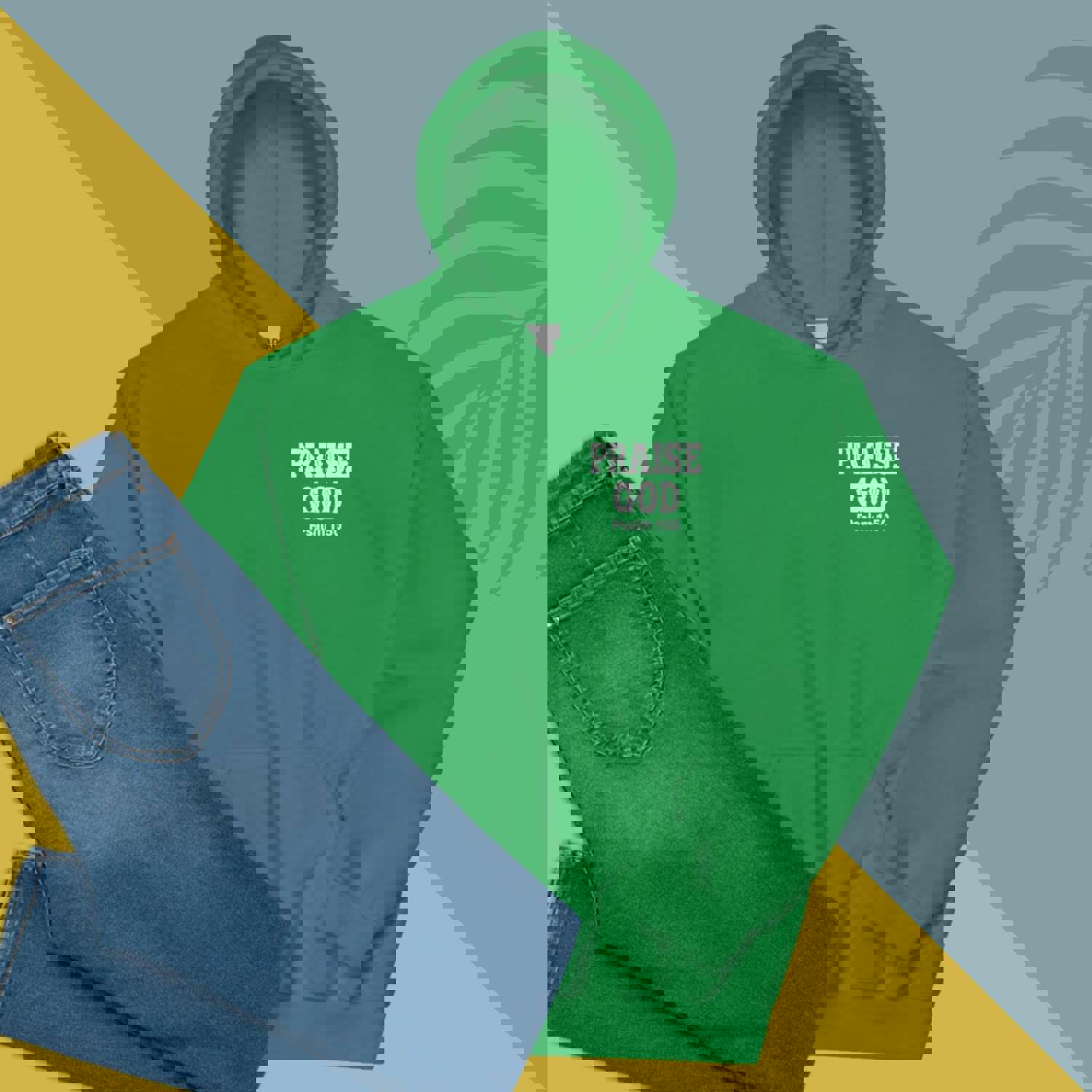 F&H Christian Praise God Two Sided Hoodie