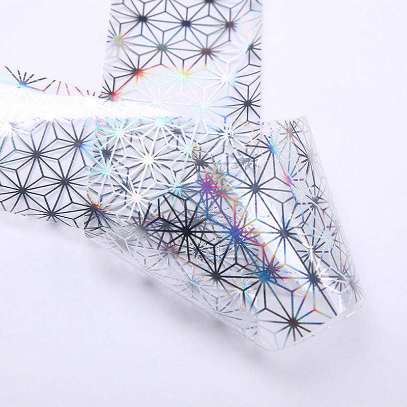 Flower Nail Art Foil Stickers Transfer Decal Tips For Manicure