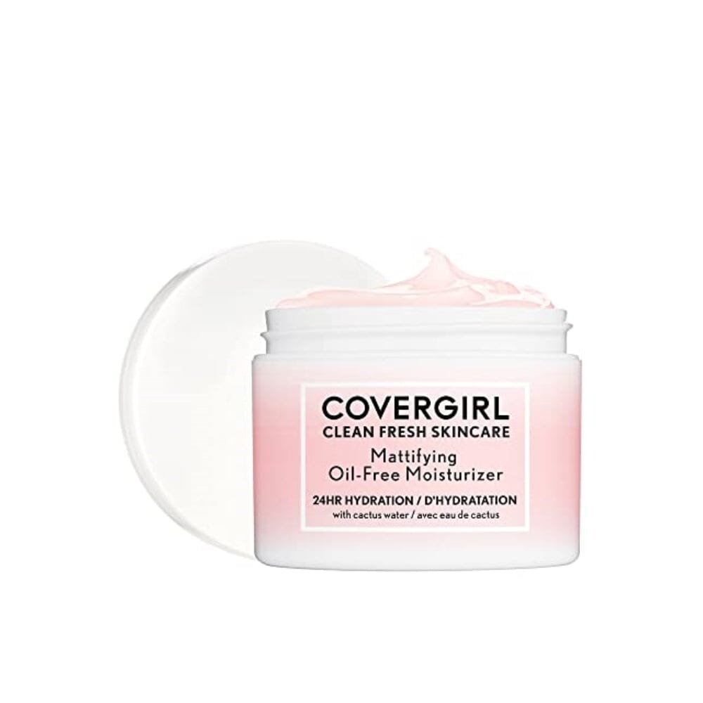 COVERGIRL Clean Fresh Skincare Mattifying Oil-Free Moisturizer, Shelf Pack of 2