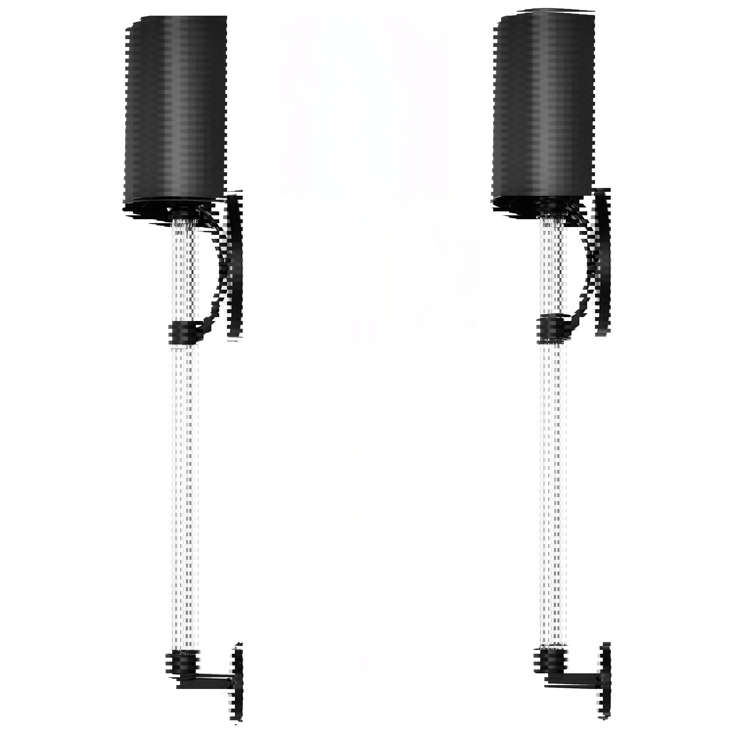 SATCO/NUVO Teagon 1 Light Wall Sconce Matte Black Finish Metal Shade (60-7756)