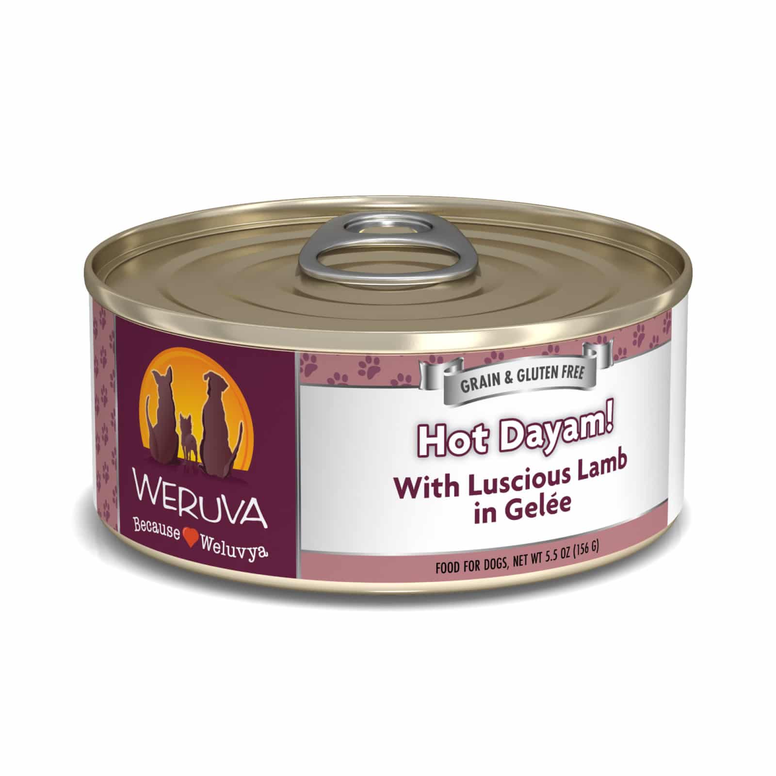 Weruva Hot Dayam! With Luscious Lamb in Gelee, Wet Dog Food