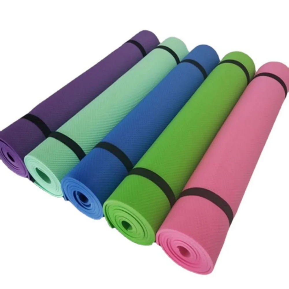 Premium Anti-Slip Yoga Mat for Sports and Fitness - 3MM-6MM Thick EVA Comfort Foam