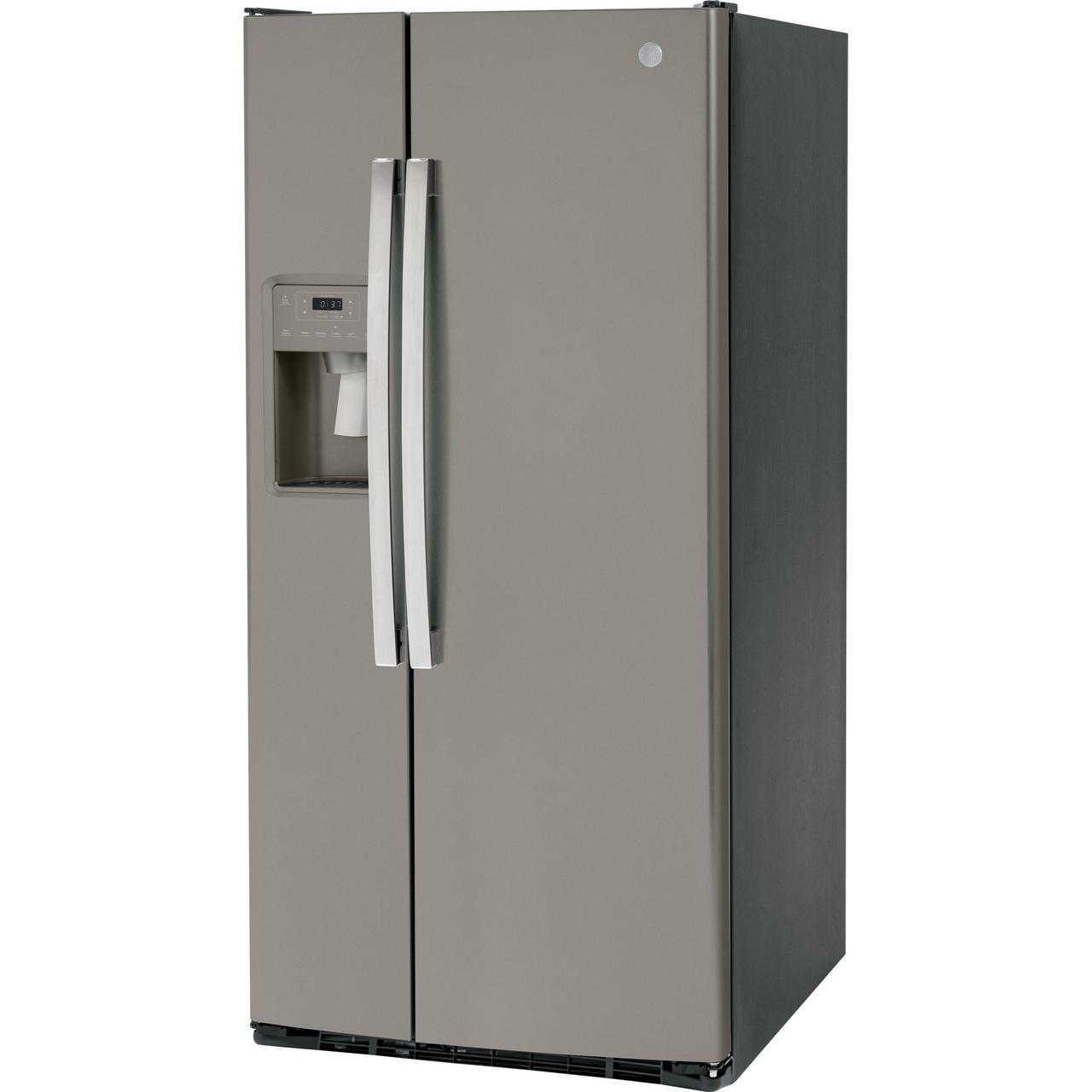 GE 33-inch Side-By-Side Refrigerator with Water and Ice Dispenser