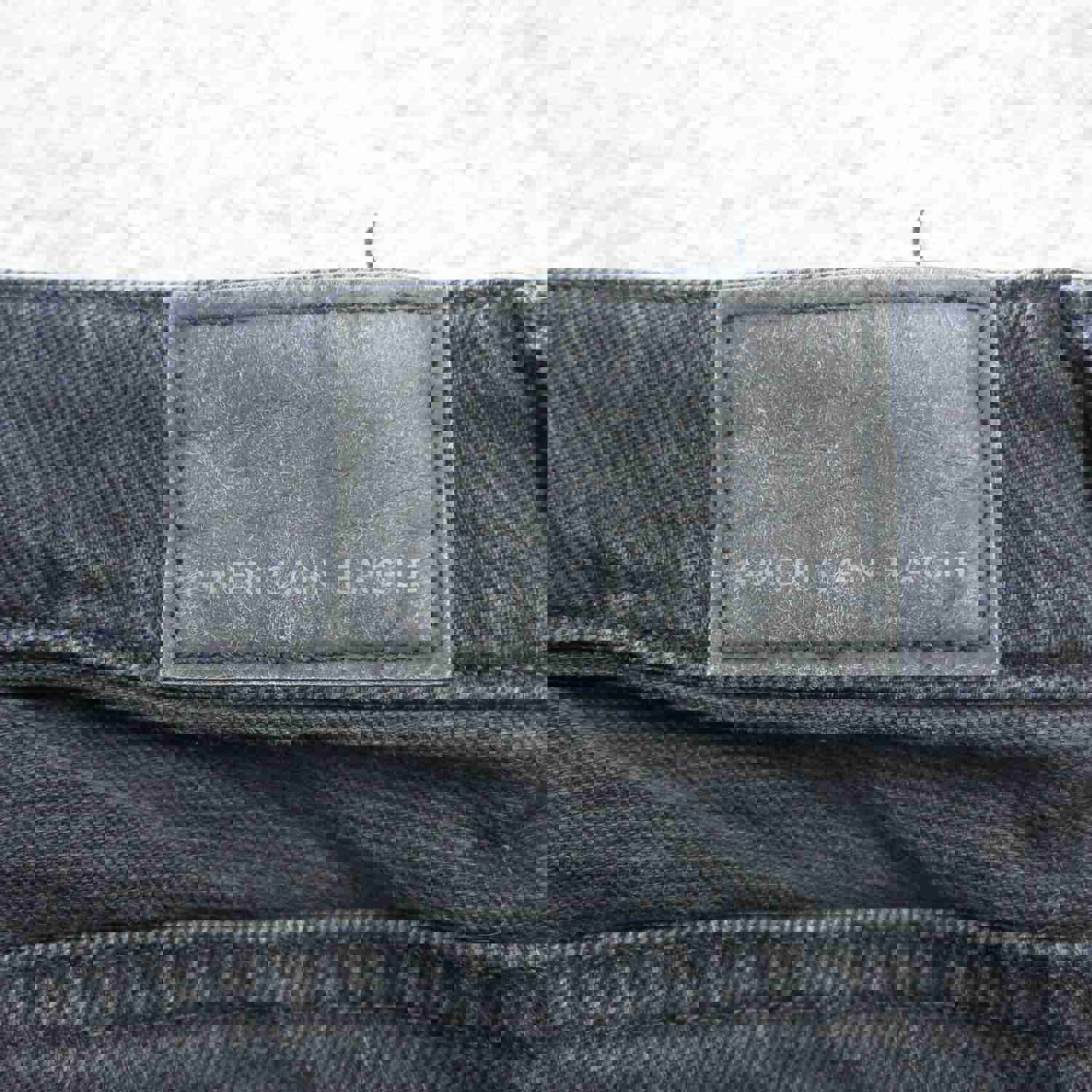 American Eagle Women's Black Straight Leg Jeans Size 0