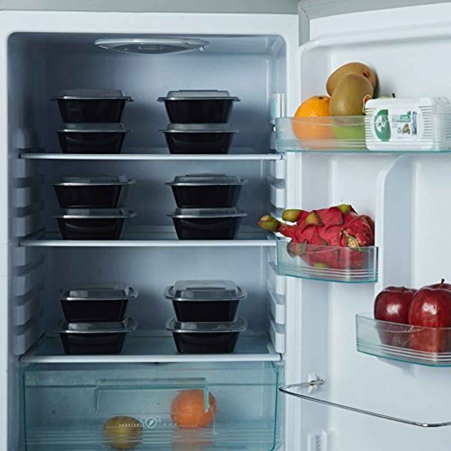 NutriBox [20 Value Pack] - 20 OZ BPA Free Meal Prep Containers with Lids