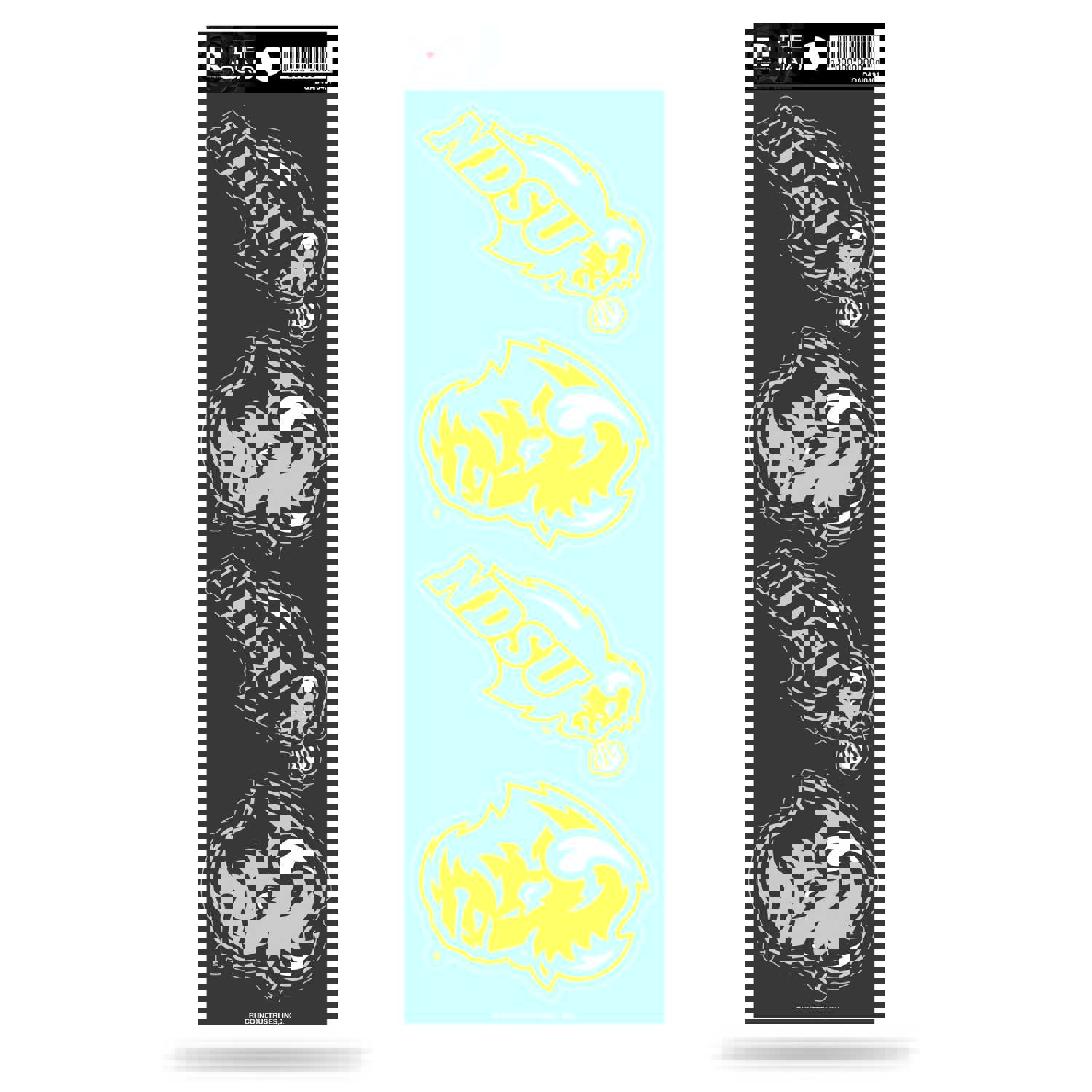 North Dakota State Bison Set of 4 Decals Stickers - Officially Licensed