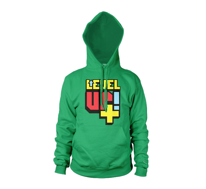 Level Up Hoodie - Comfortable and Durable Fleece Sweatshirt