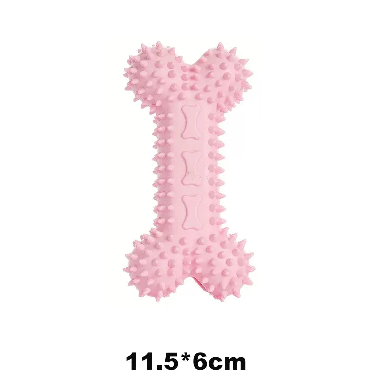 TPR Knot Dog Chew Toy for Small Dogs - Bite Resistant & Teeth Cleaning