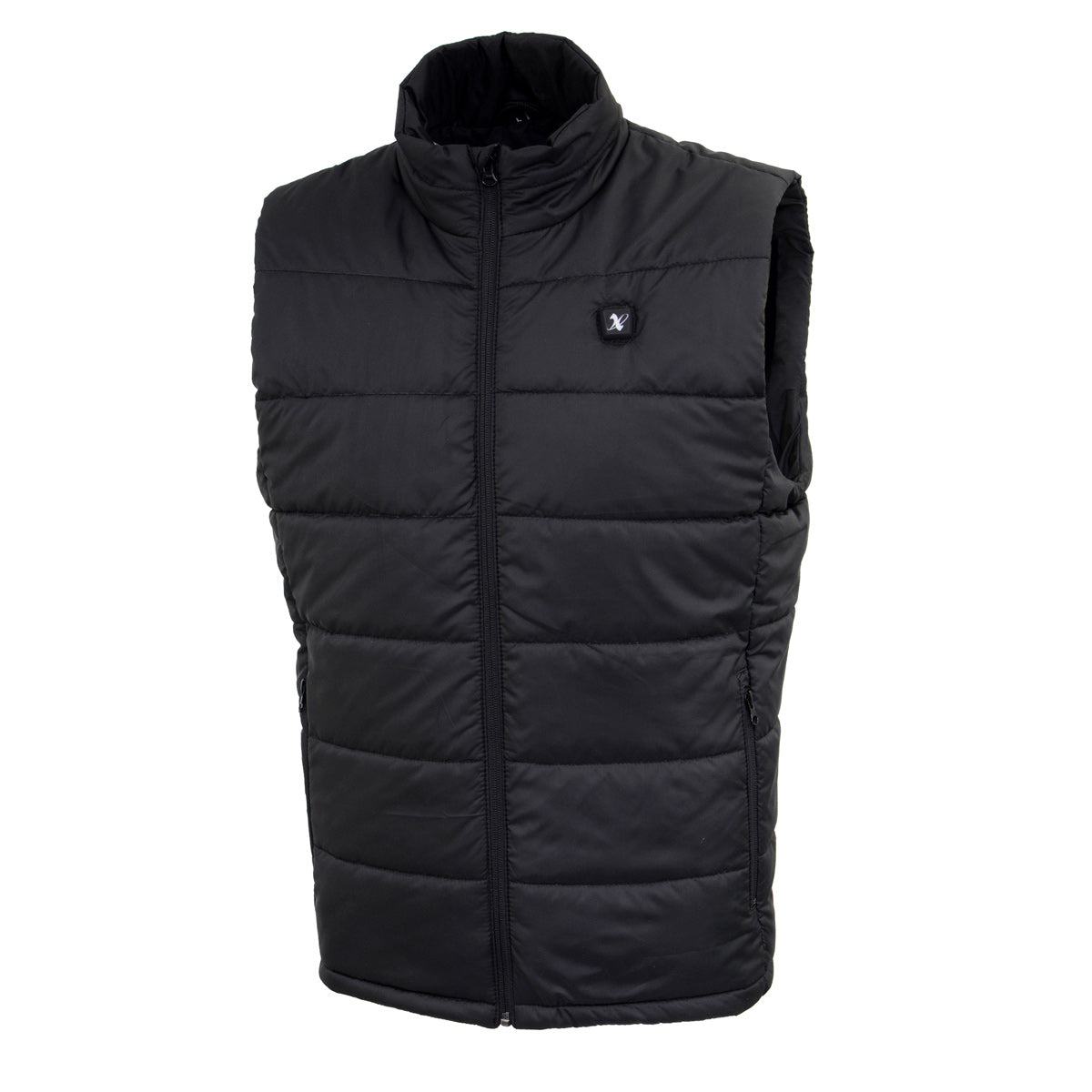 Nexgen Heat NXM3301SET Men's Heated Puffer Vest for Outdoor Activities with Rechargeable Battery