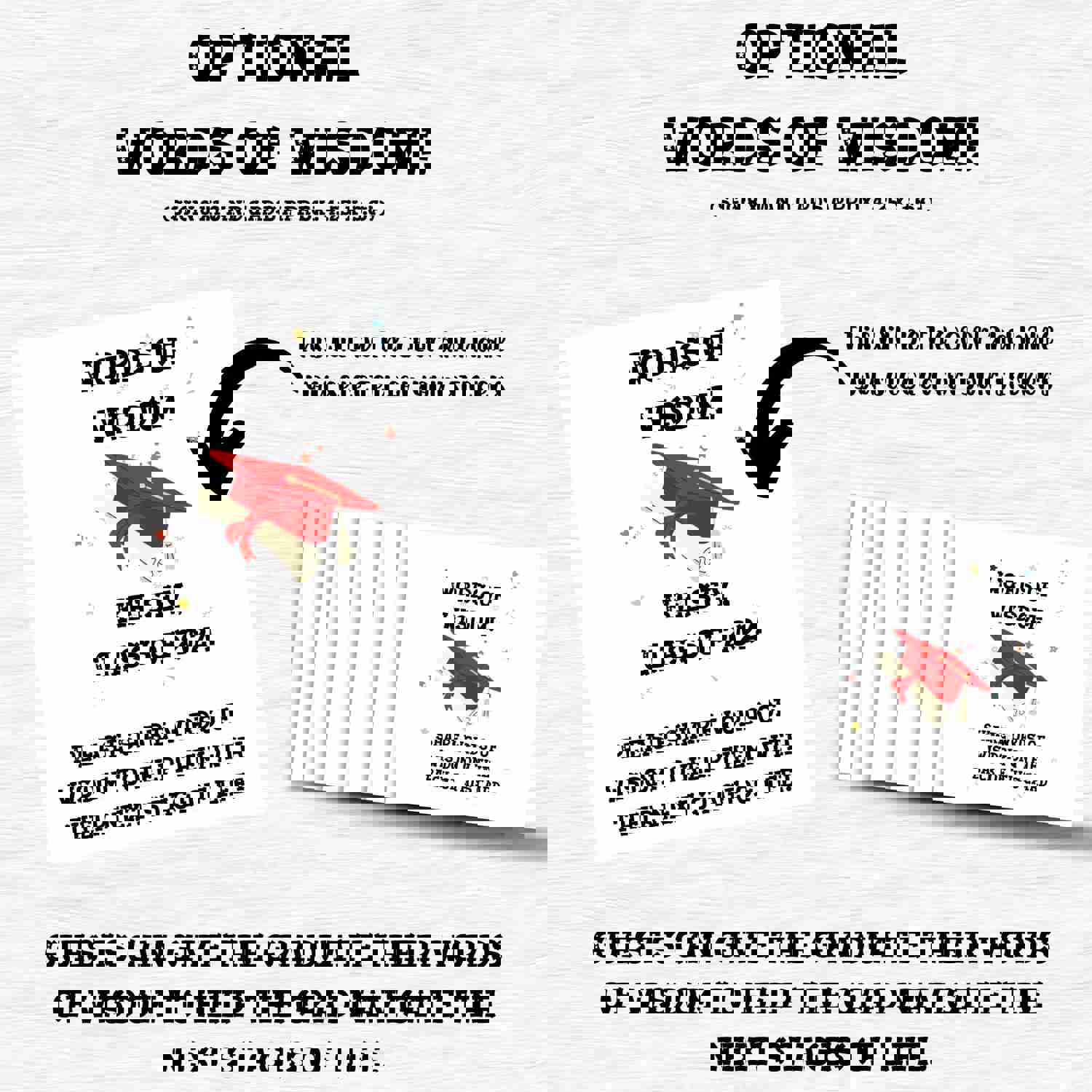 Personalized Grad Party Sticker Bundle - Varsity Congrats