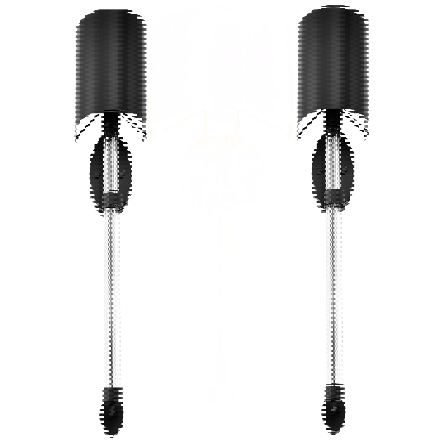 SATCO/NUVO Teagon 1 Light Wall Sconce Matte Black Finish Metal Shade (60-7756)