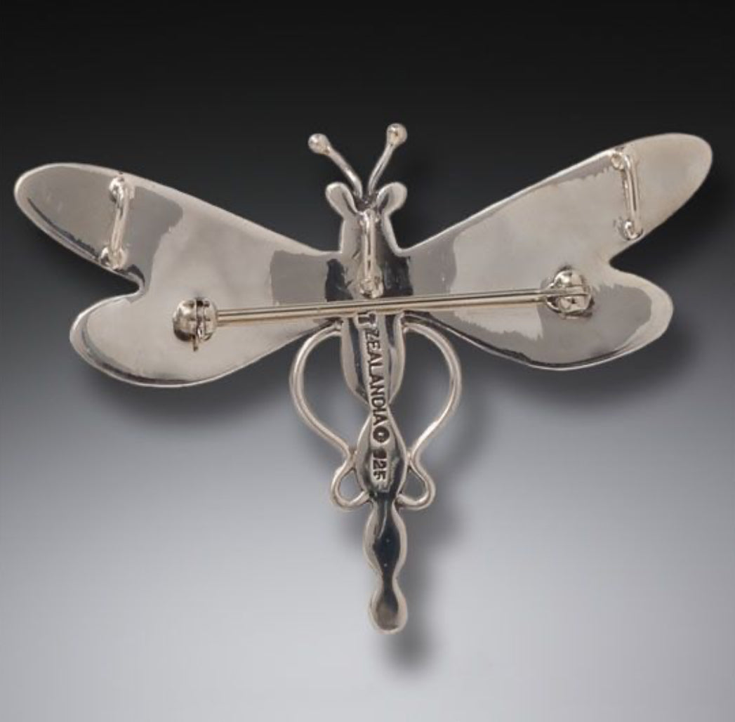 Dragonfly Pin or Pendant by Zealandia Designs