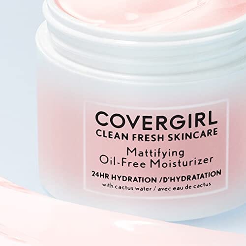 COVERGIRL Clean Fresh Skincare Mattifying Oil-Free Moisturizer, Shelf Pack of 2