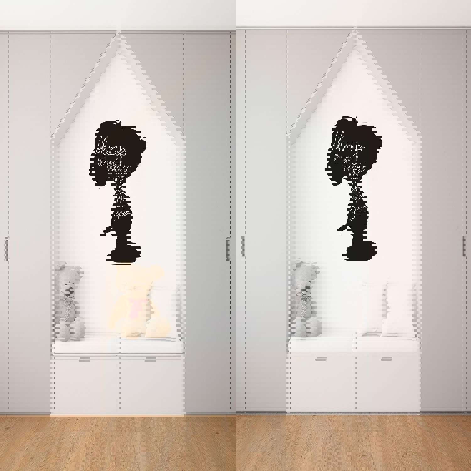 Snoopy Vinyl Wall Art Sticker Decal - Always Let Your Conscience Be Your Guide