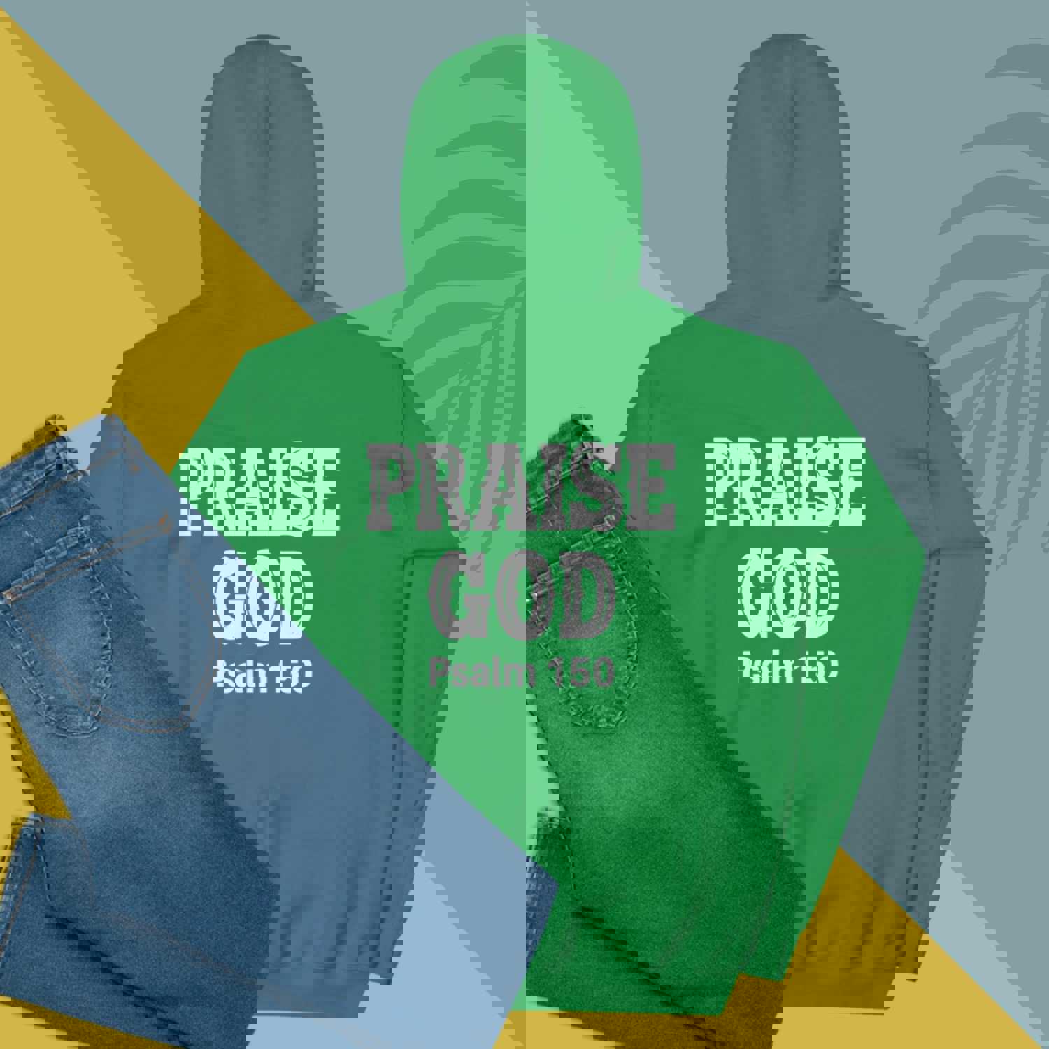 F&H Christian Praise God Two Sided Hoodie