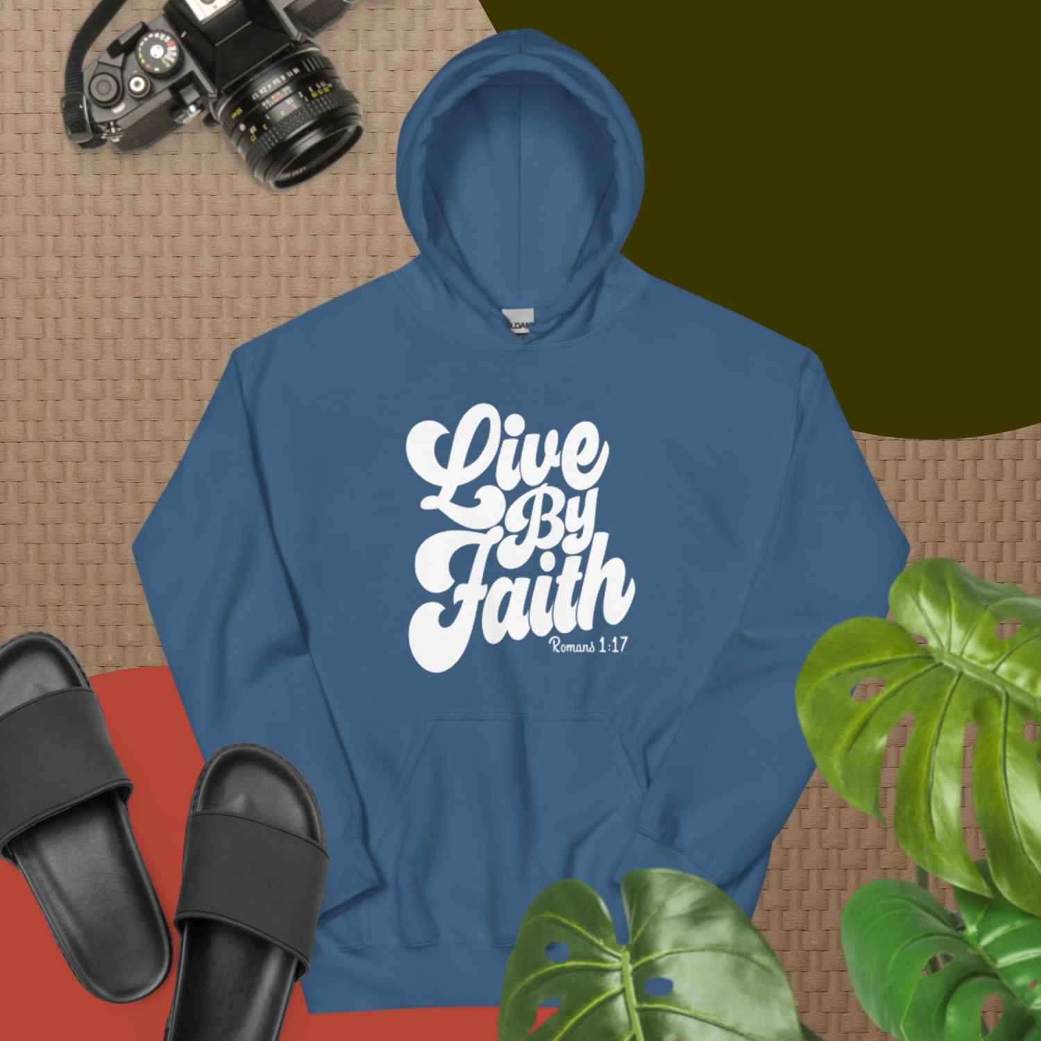 F&H Christian Live By Faith Hoodie - Soft, Stylish, and Cozy
