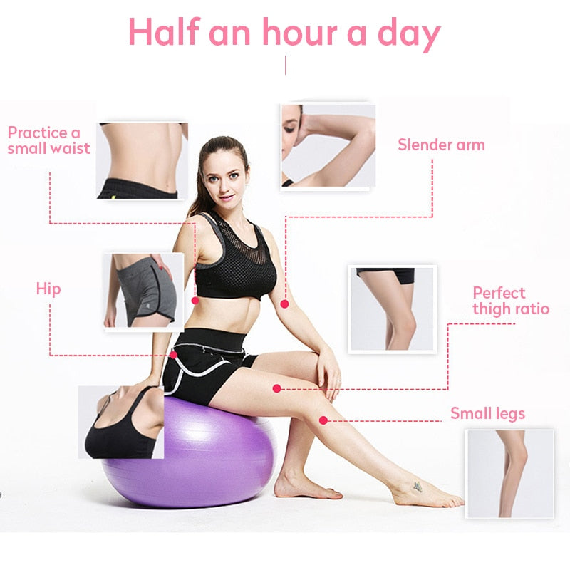 Unisex PVC Fitness/Stability Ball for Yoga, Pilates, and Aerobics