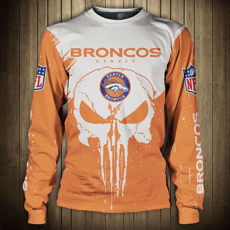 Men’s Denver Broncos Sweatshirt Punisher