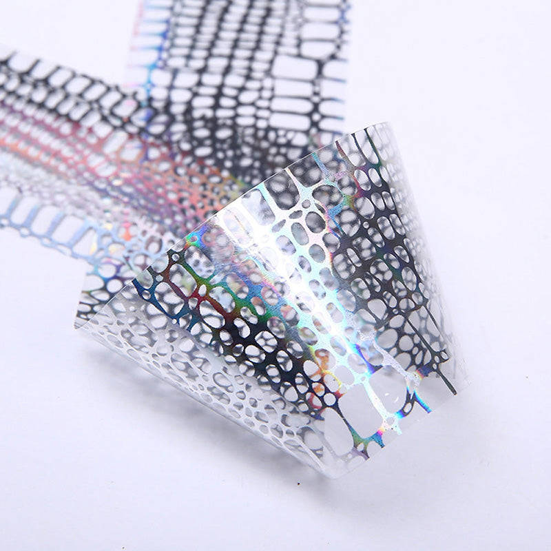 Flower Nail Art Foil Stickers Transfer Decal Tips For Manicure