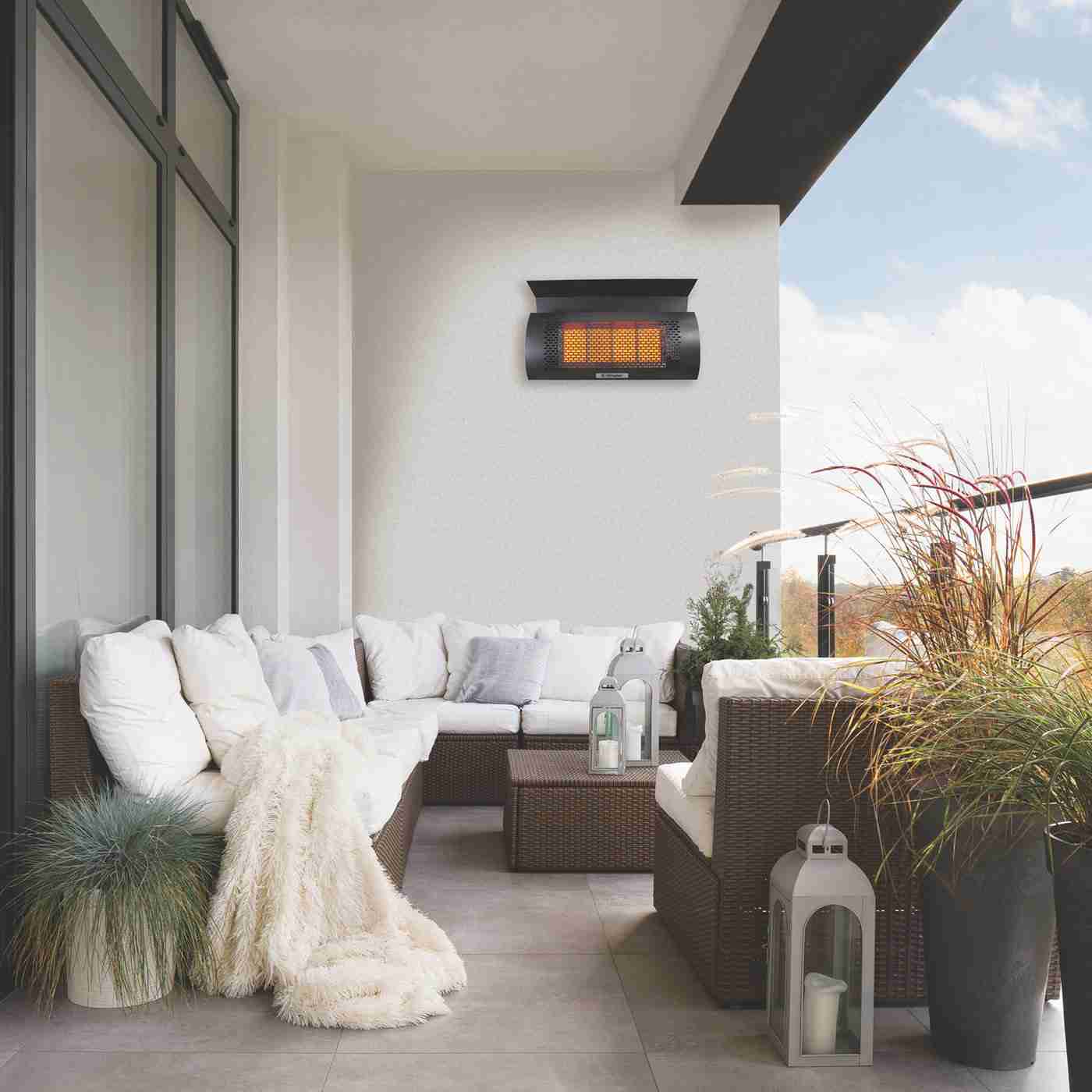 Dimplex Outdoor Wall-Mounted Natural Gas Infrared Heater - 31,500 BTU