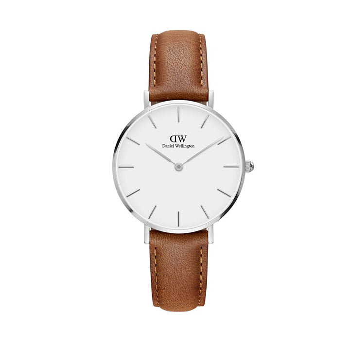 Classic Petite DURHAM Watch Silver White 32mm
