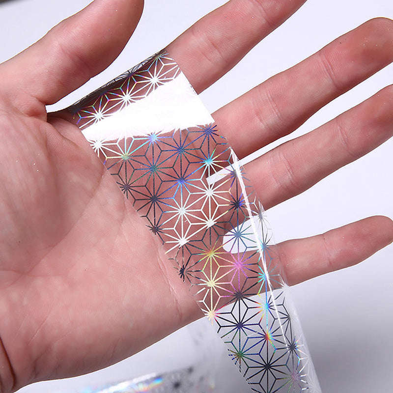 Flower Nail Art Foil Stickers Transfer Decal Tips For Manicure