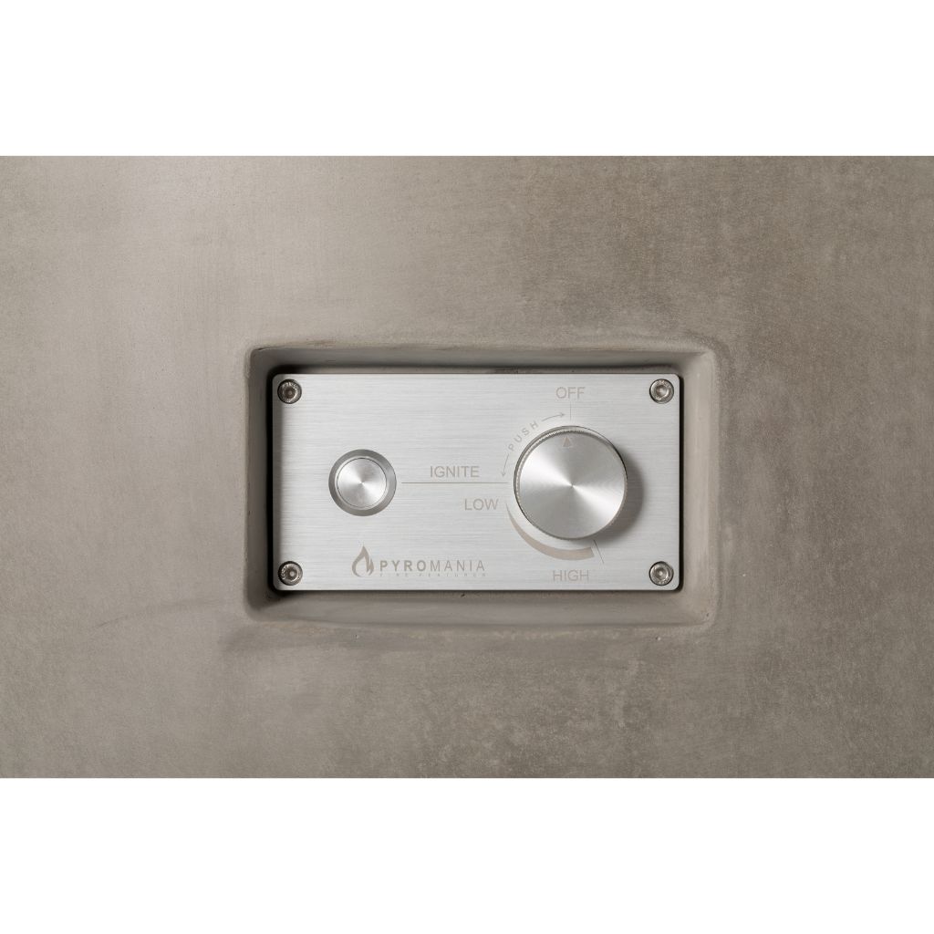 PyroMania Avalon 42 Round Charcoal Outdoor Natural Gas Fire Pit Table