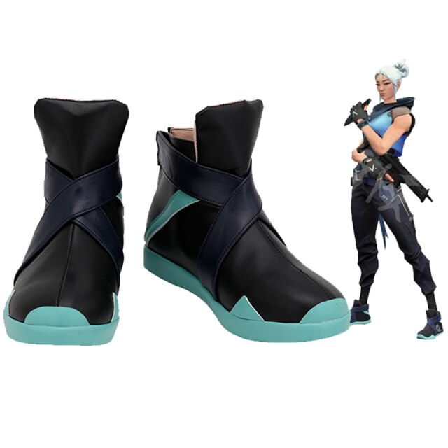 Valorant Cosplay Shoes - Sage, Jett, Viper, Phoenix - Halloween Carnival Boots