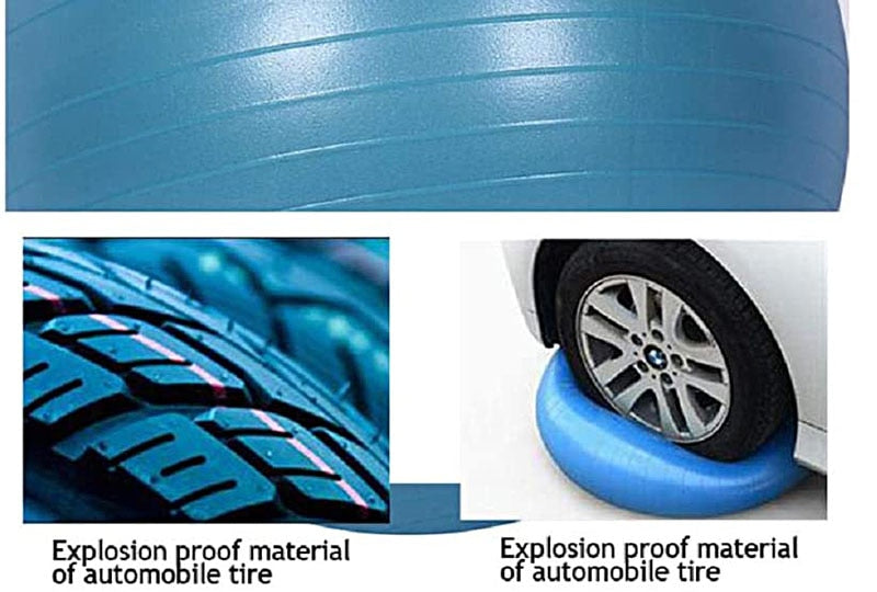 Unisex PVC Fitness/Stability Ball for Yoga, Pilates, and Aerobics