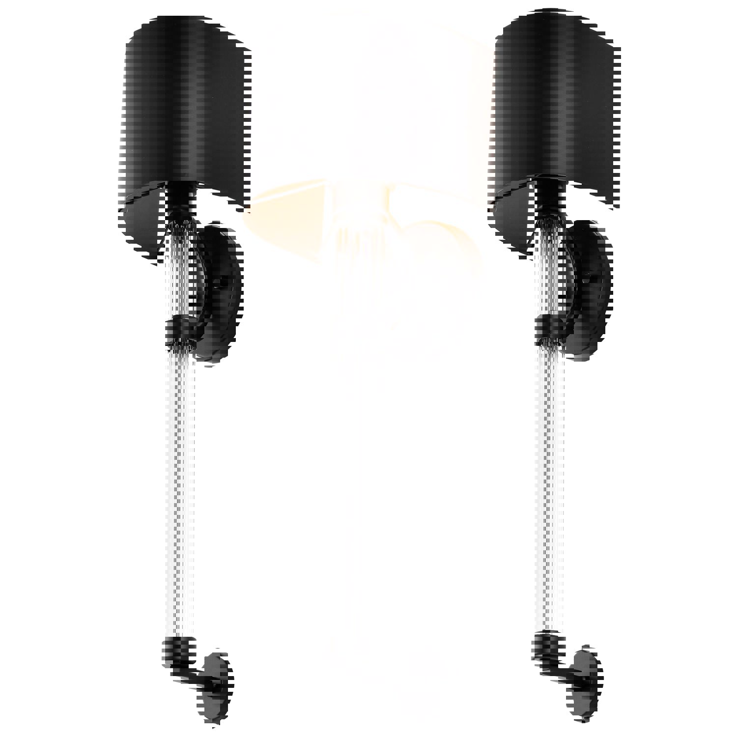 SATCO/NUVO Teagon 1 Light Wall Sconce Matte Black Finish Metal Shade (60-7756)