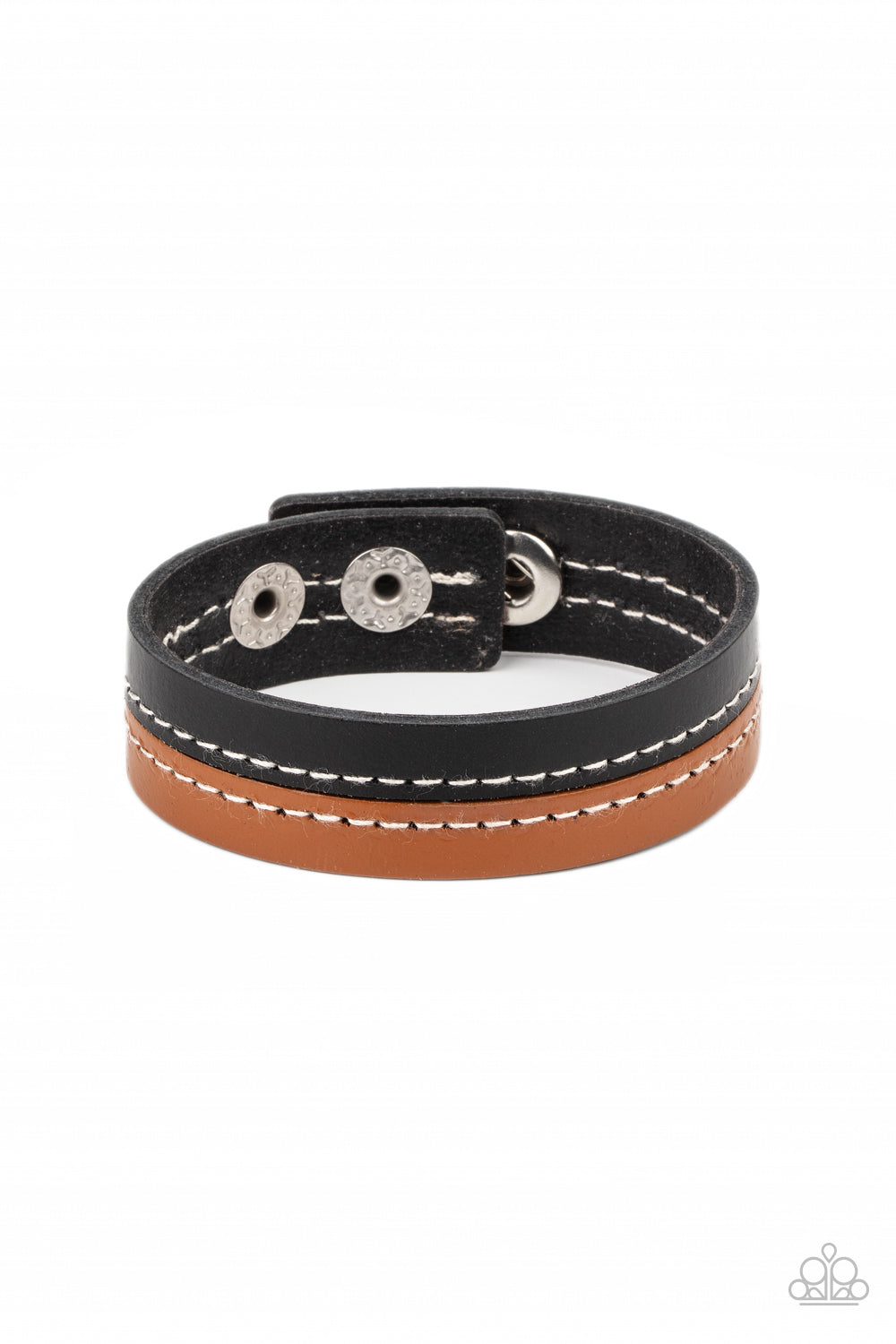 Simply Safari - Black Leather Bracelet