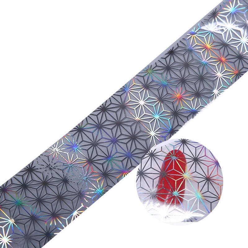 Flower Nail Art Foil Stickers Transfer Decal Tips For Manicure