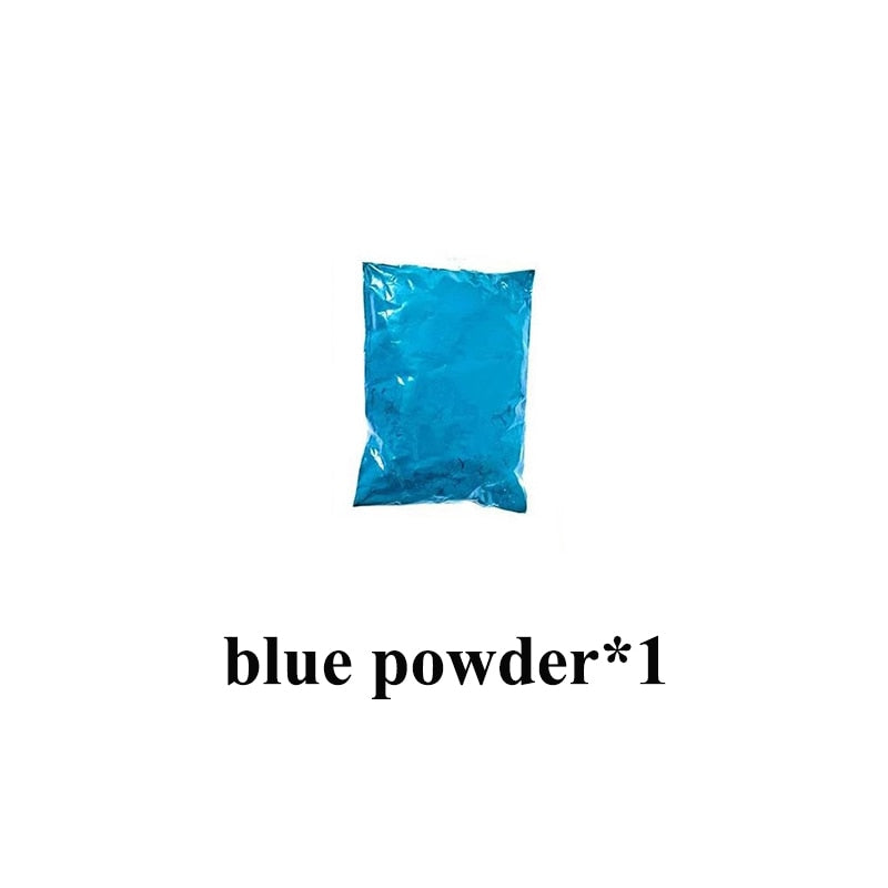 Gender Reveal Exploding Powder Soccer Ball with Blue Pink Powder Sequins Kit for Baby Boys Girls Football Party