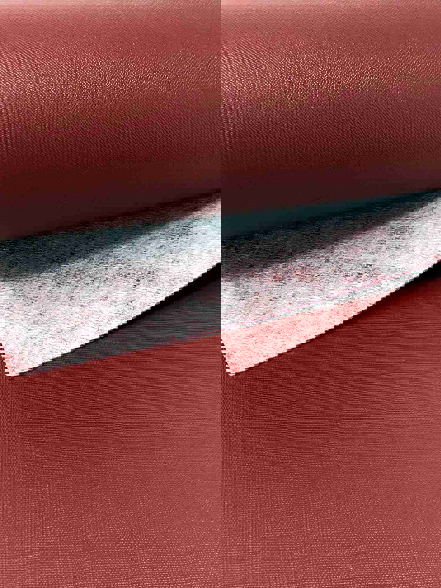 Solid Wine Red Faux Leather Sheet for DIY Crafts