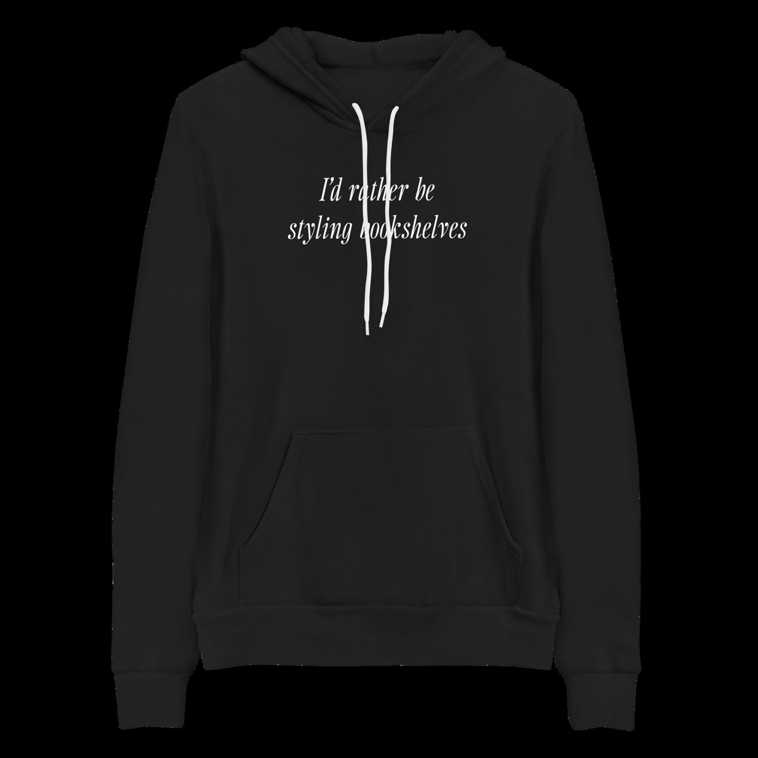 Styling Bookshelves (Bella Hoodie)