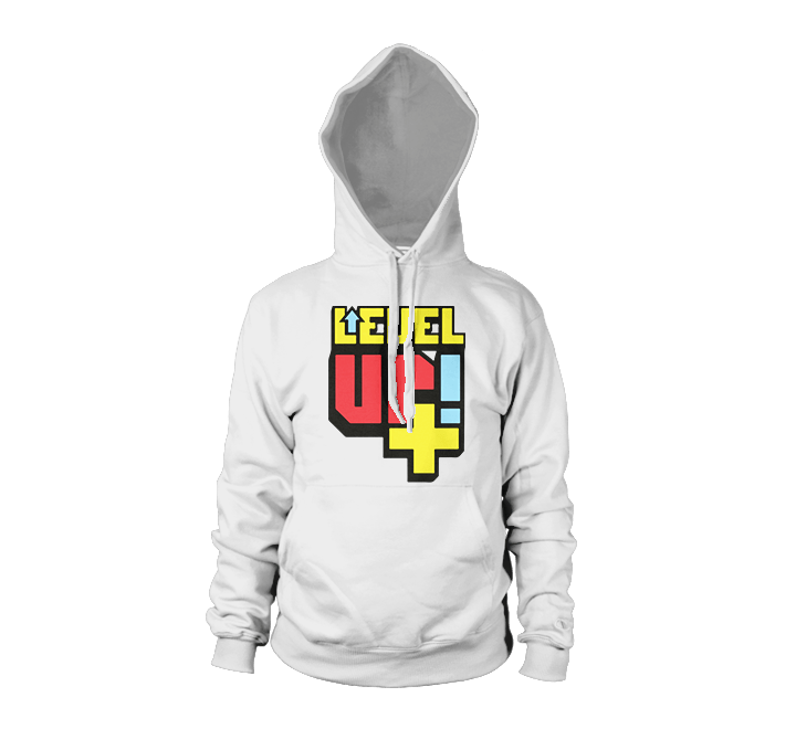 Level Up Hoodie - Comfortable and Durable Fleece Sweatshirt