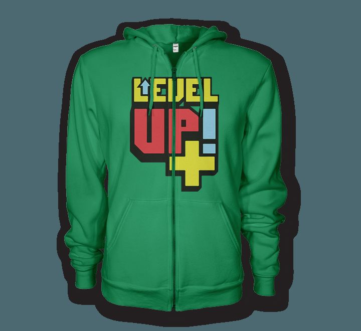 Level Up Hoodie - Comfortable and Durable Fleece Sweatshirt