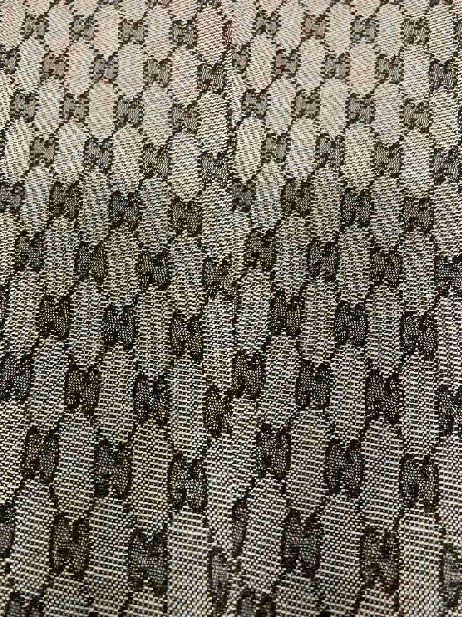 Classic GG Leather Fabric for Shoe Custom Bag Craft