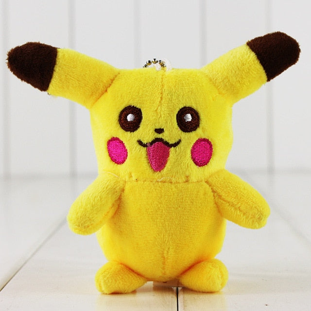 10pcs/lot Anime Plush Toy Kawaii Keychain Pendants 12cm Christmas Gift for Children
