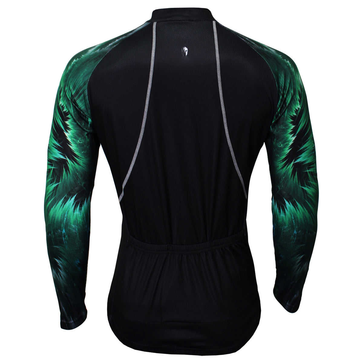 ILPALADINO Cool-arm Mens Cycling Black Long-sleeve Jerseys - Spring Autumn Outdoor Sports Gear