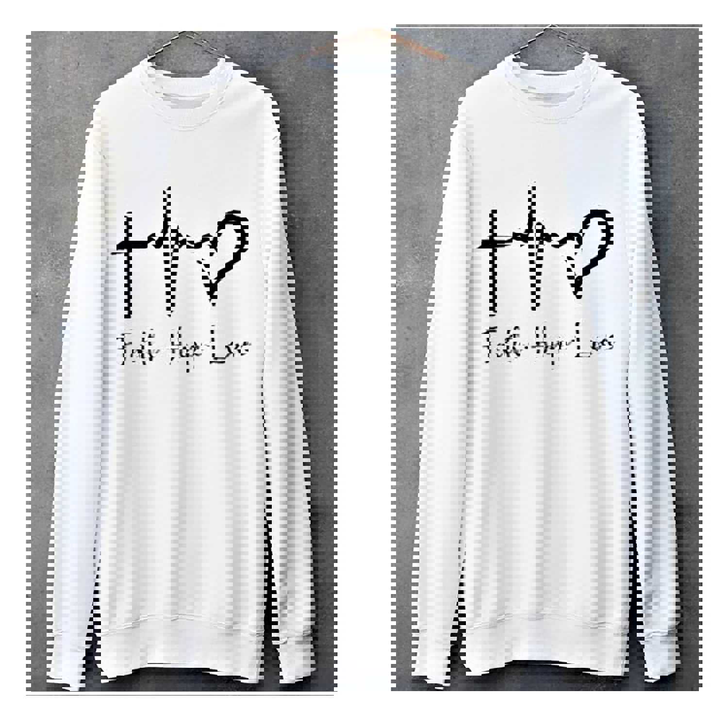 Faith. Hope. Love. Hoodie and Sweatshirt