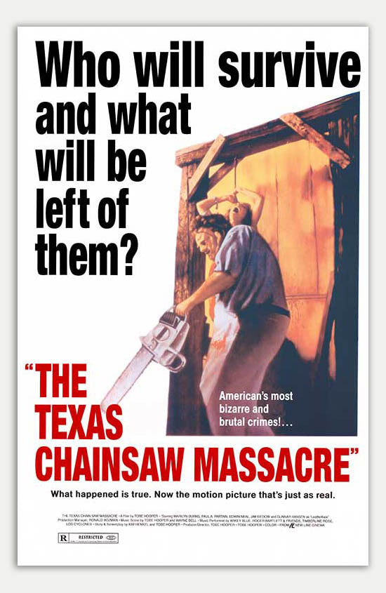 Texas Chainsaw Massacre - 11 x 17 Movie Poster (1974 Reprint)