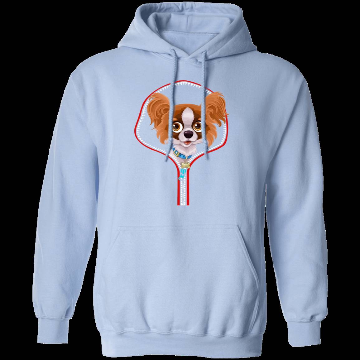 PAPILLON ZIP-DOWN LADIES Pullover Hoodie 8 oz