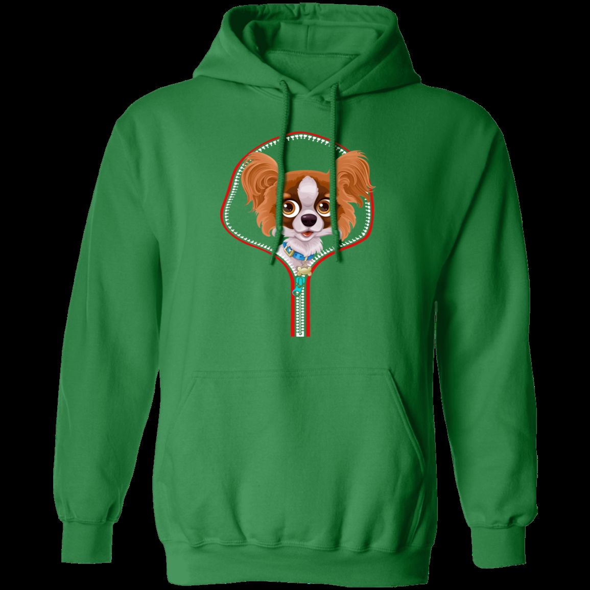 PAPILLON ZIP-DOWN LADIES Pullover Hoodie 8 oz