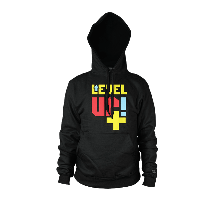 Level Up Hoodie - Comfortable and Durable Fleece Sweatshirt